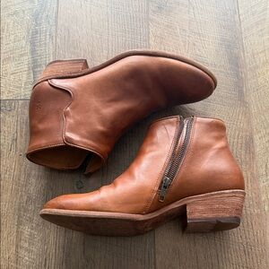 Frye Distressed Brown Leather Boots